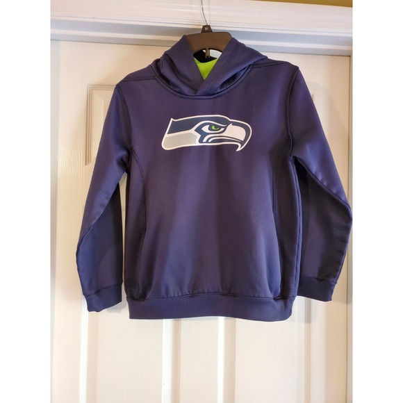 NFL Other - Seattle Seahawks NFL Team Apparel Youth Hoodie Size Large 14-16 Fleece Knit